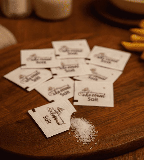Salt sachet