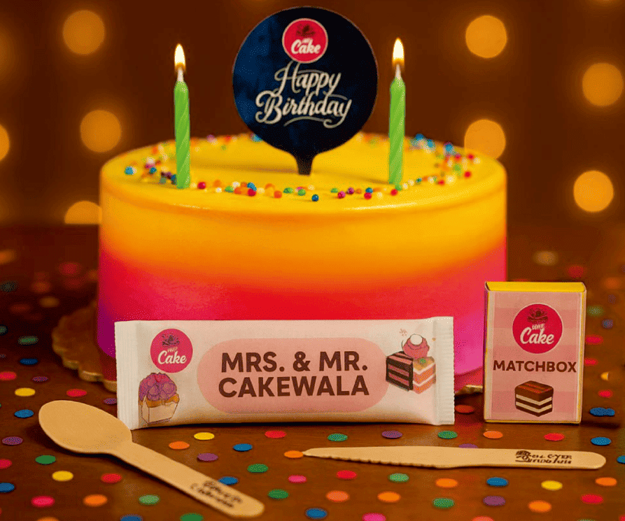 Cake Printed Cutlery Kit