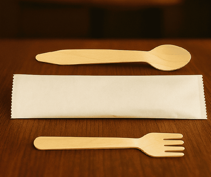 140mm Non Printed Cutlery Kit