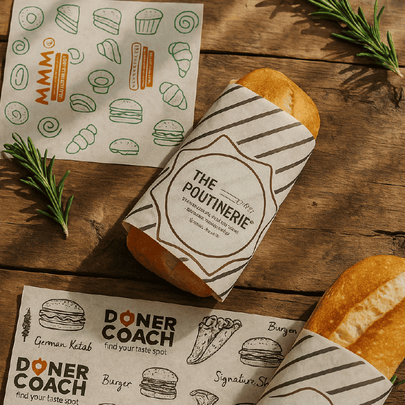 TWO COLOUR BUTTER PAPER SHEET